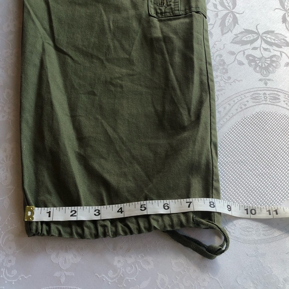 Forever 21 High-Rise Army Green Cargo Utility Joggers Pants Women’s Size M - Picture 11 of 16